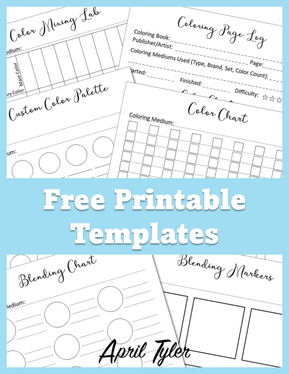 Free Templates For Colorists